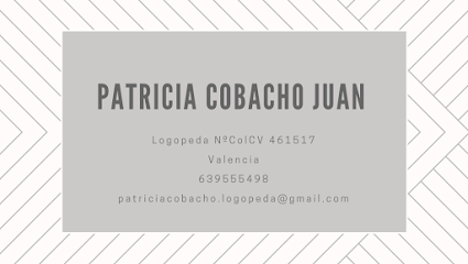Logopeda Patricia Cobacho Juan